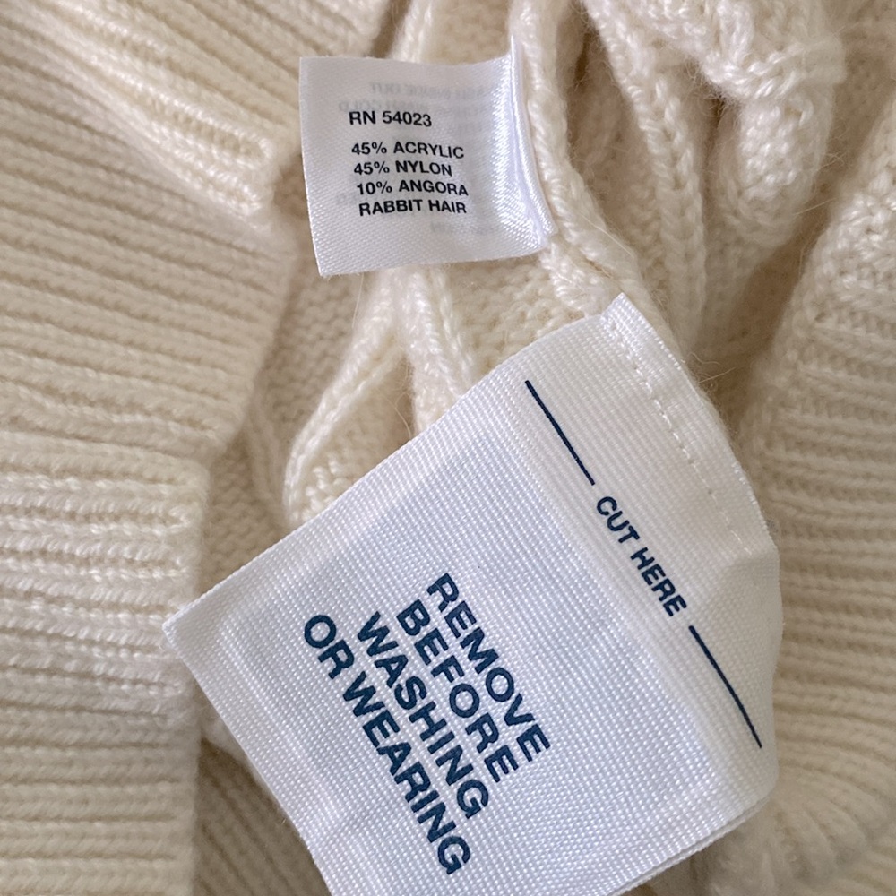 Gap Angora Blend Cable Sweater - Picture 5 of 5